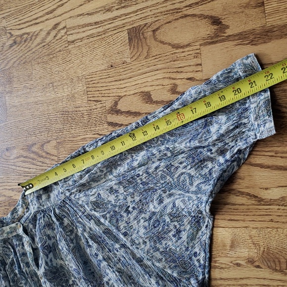 (XS) Pilcro and the Letterpress by Anthropologie Paisley 100% Cotton Bohemian - Picture 8 of 10